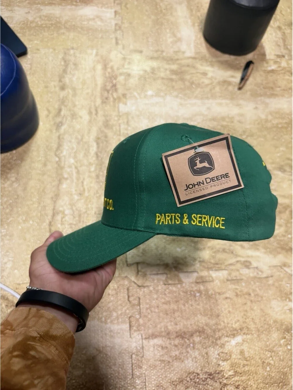 John Deere Snapback Cap Hat Farm NWT Tractor Angleton, Texas